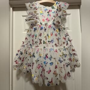Lola + The Boys Multicolor Butterfly Dress